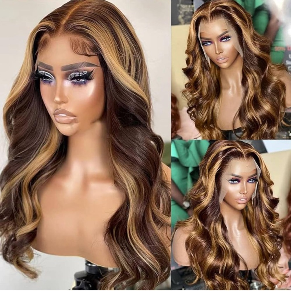 Glueless human hair wig. Lace front.